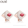 OUXI Female Jewelry Hot Sale Wholesale Crystal Fashion Earring